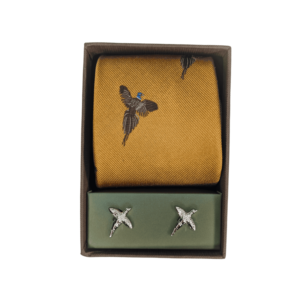 Country Silk Tie & Cufflink Gift Set