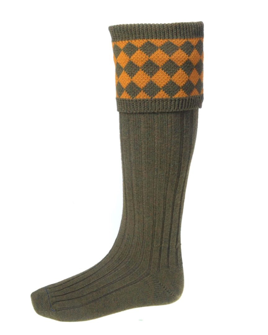 House of Cheviot Men's Socks - Chessboard