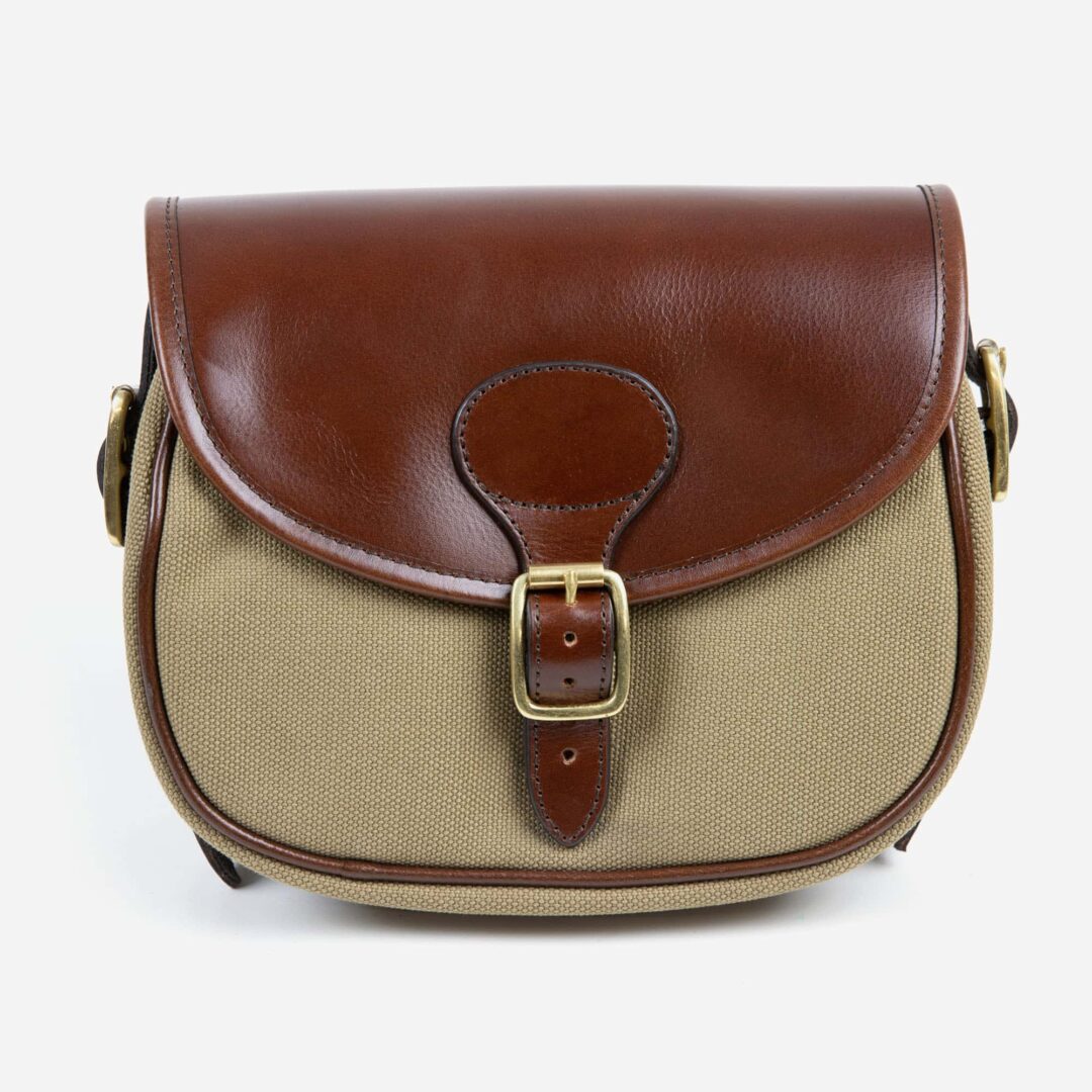Teales Leather & Canvas Cartridge Bag