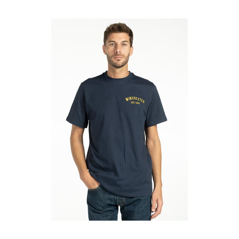 Winchester T-Shirt Colombus Navy - Image 2