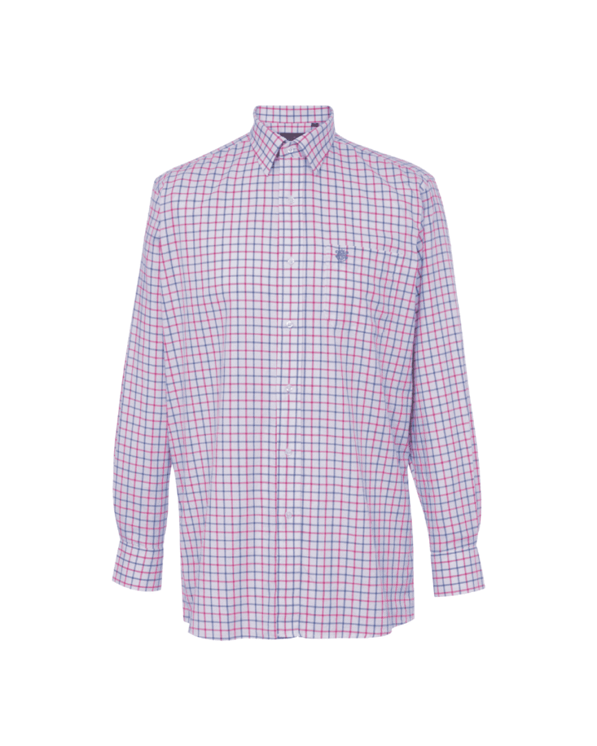 Alan Paine Men's Ilkley Shirt Blue/Pink