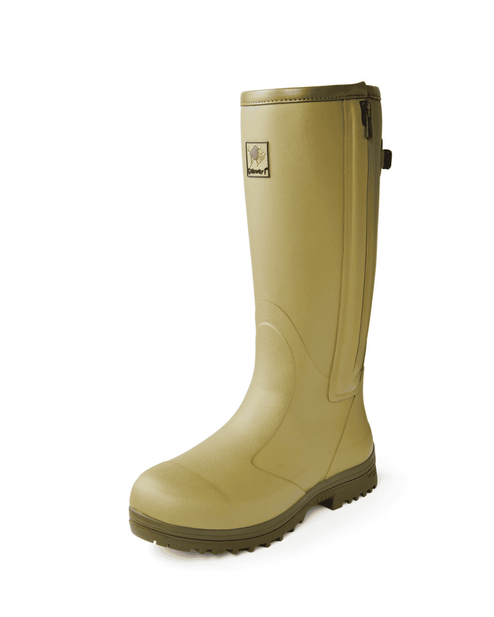 Gateway1 Men's Pheasant Game Boots 18" 5mm Side-Zip Cedar Olive - Image 2