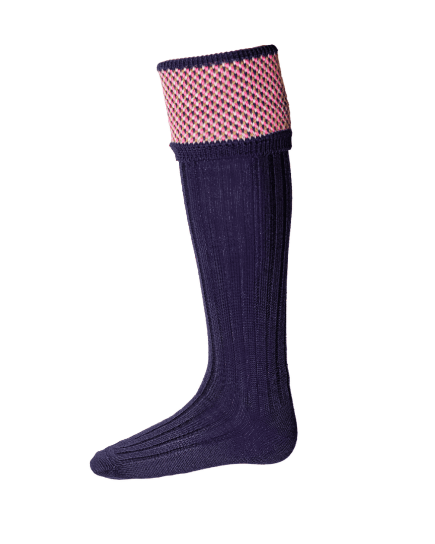 House of Cheviot Tayside Socks Navy