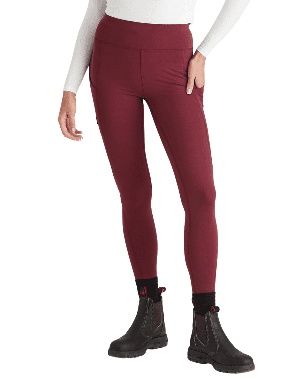 Ridgeline Ladies Infinity Leggings Winter Berry